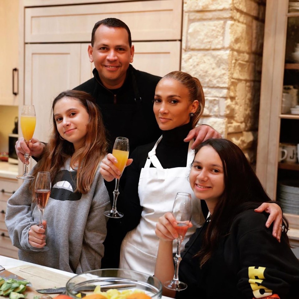  Jennifer with her two step-daughters