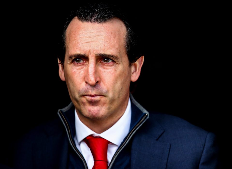  Unai Emery oversaw a disastrous run of form that saw his side go seven games without a win for the first time since 1992