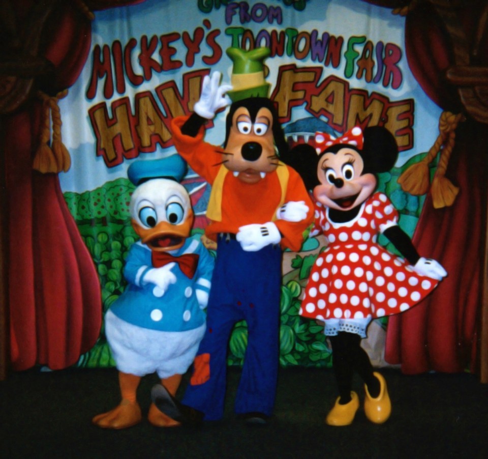 Mikey became Goofy after a memorable visit from two little girls