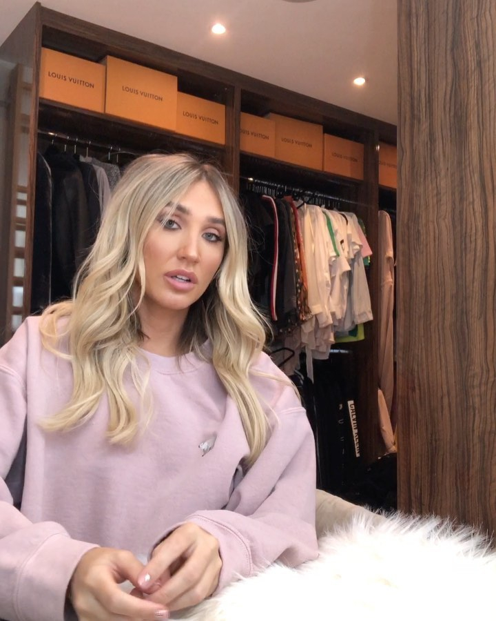  Megan McKenna is clearly a fan of designer labels and in particular, Louis Voutton