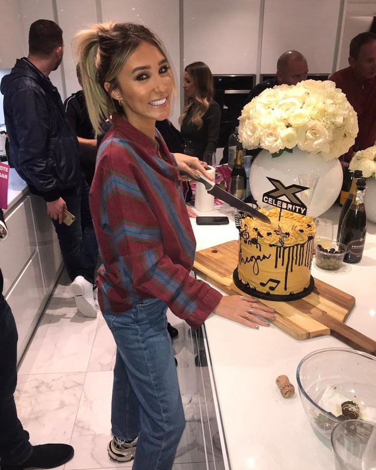  Megan McKenna was treated to a special X Factor cake