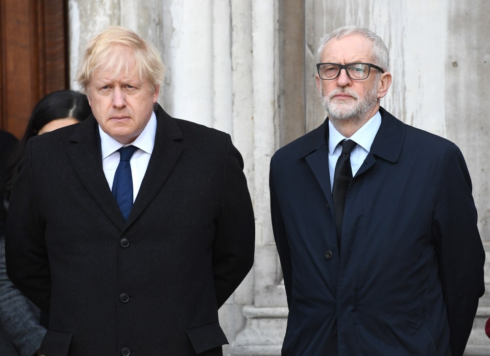  Boris Johnson is battling to keep Jeremy Corbyn out of Downing Street