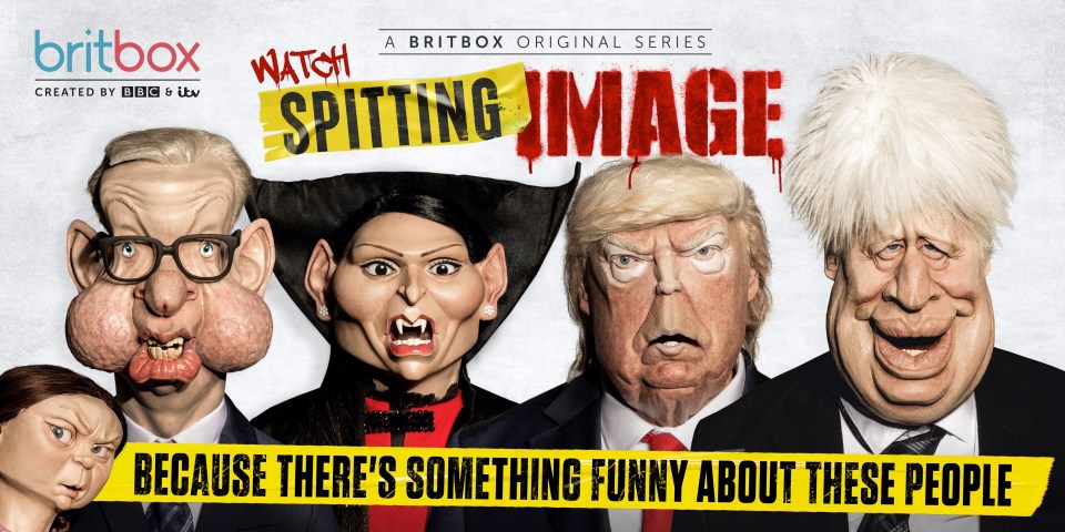 The revival of Spitting Image will be available on Britbox