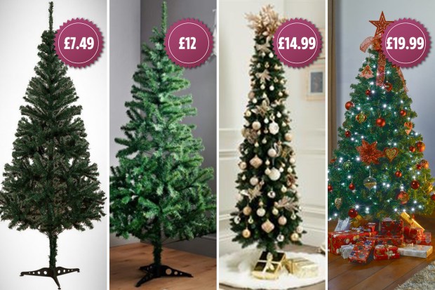 Christmas trees and prices