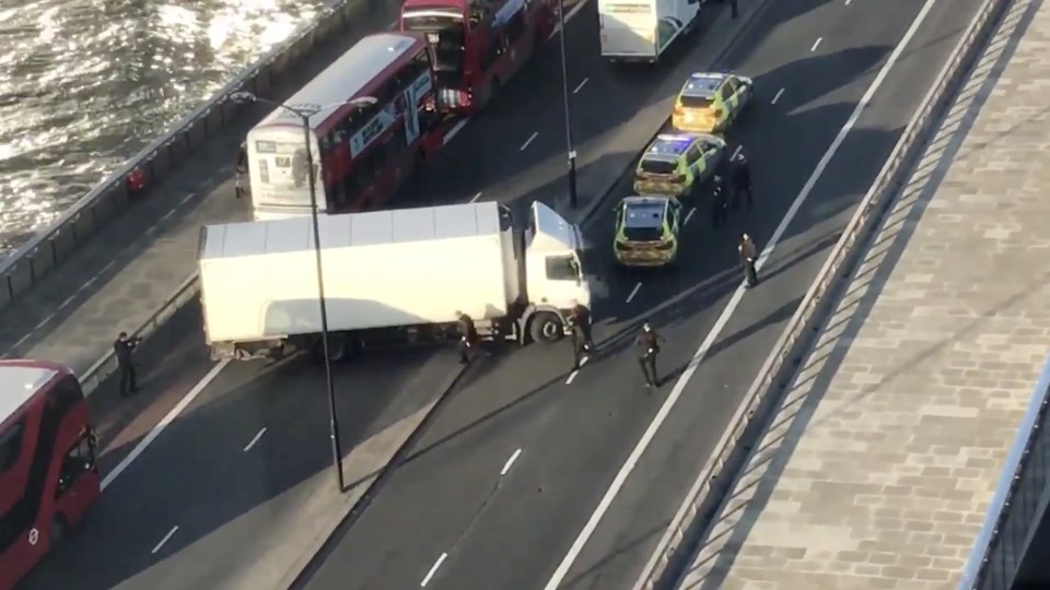  The scene on London Bridge in the aftermath of a reported shooting, in London, Britain, November 29, 2019