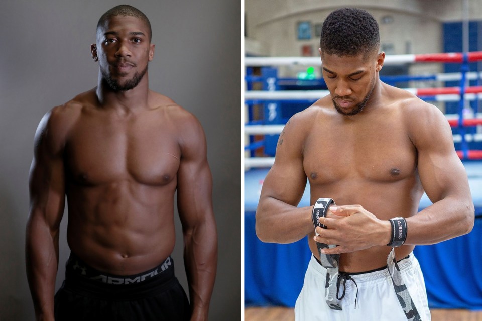  Anthony Joshua showed off a whole new body transformation ahead of his bout with Andy Ruiz Jr