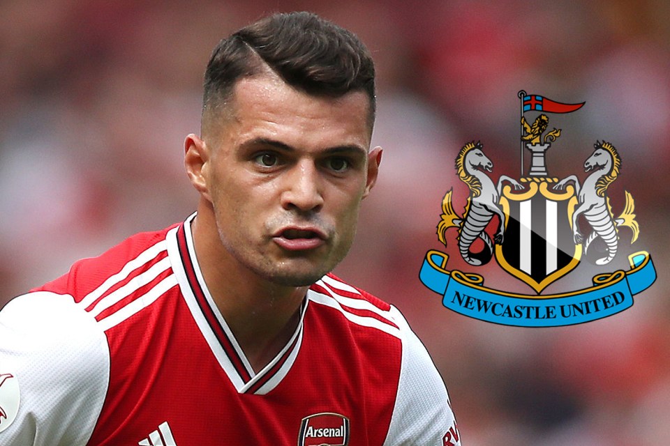  Newcastle are hoping to land Granit Xhaka in the January window