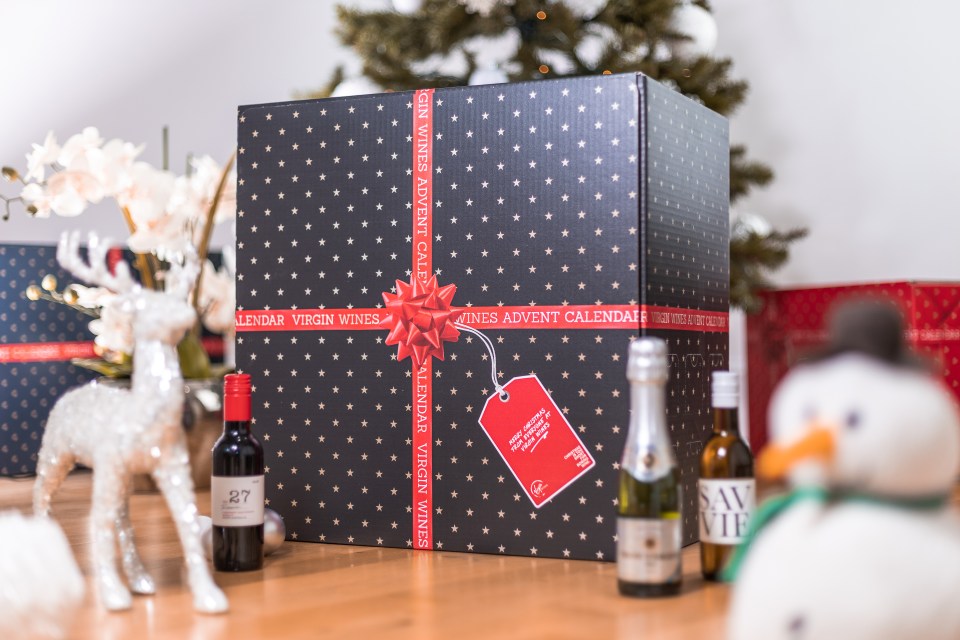  The Virgin advent calendar is stuffed with award winning wines