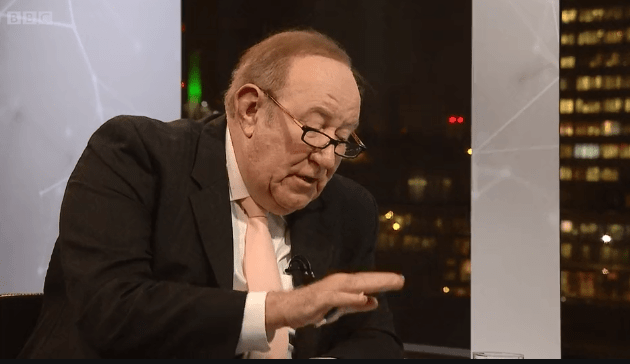  BBC veteran Andrew Neil gave him a thorough interview