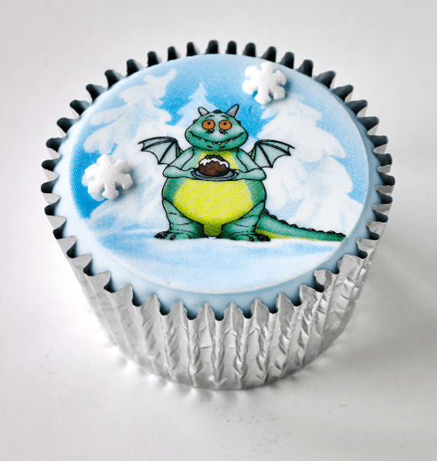  Edgar has been transformed into a cupcake for this tasty treat