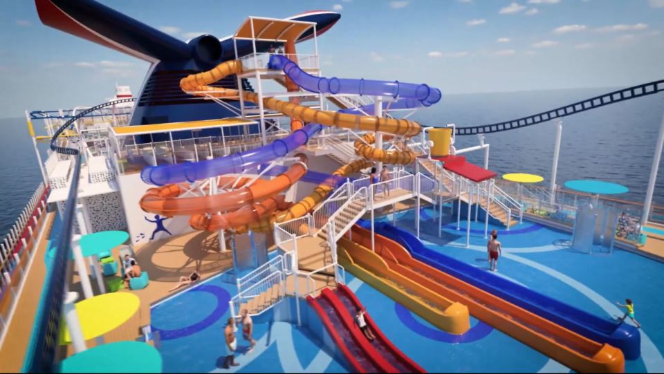 There will also be a massive water park on board