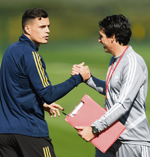  Unai Emery hopes to rebuild bridges with Granit Xhaka so the midfielder remains at the Emirates