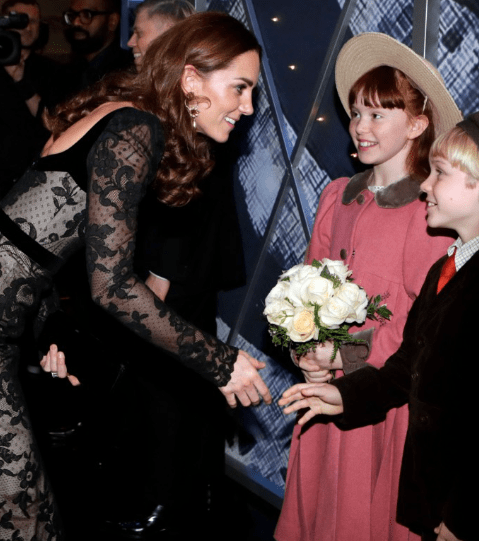  The duchess receives her flowers