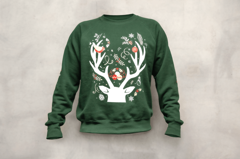 McDonald’s is giving out this festive Christmas jumper