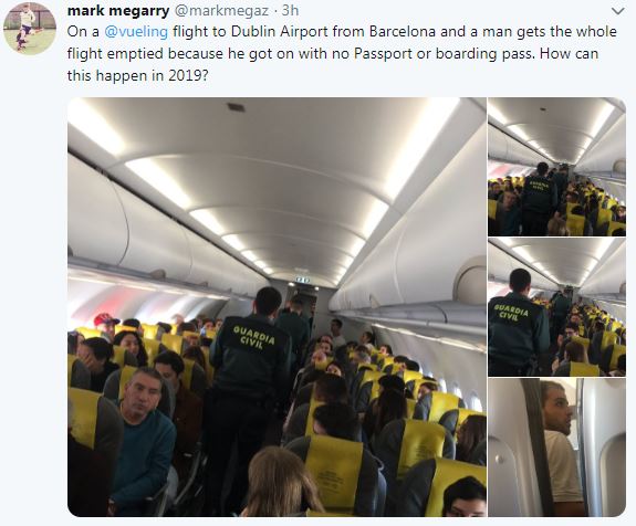 Mark Megarry tweeted about the flight disruption, asking how it could happen in 2019