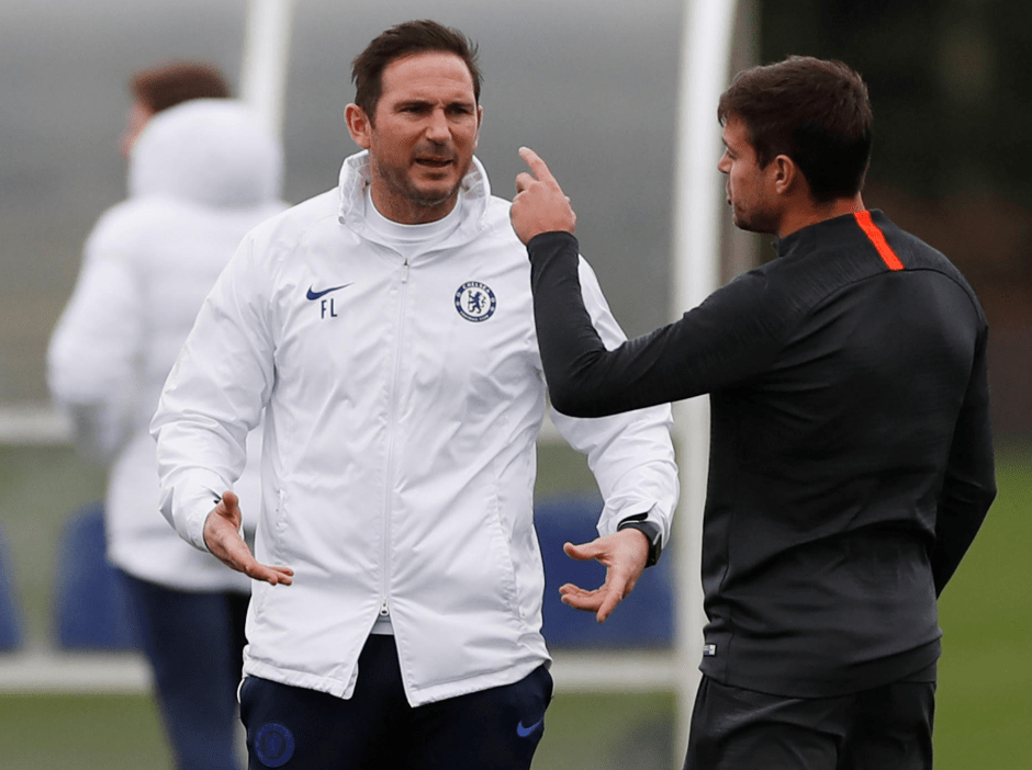 Boss Frank Lampard is animated as he prepares for the Champions League clash at Valencia early on Wednesday evening