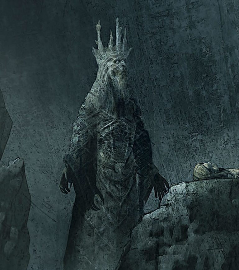  The Night King was originally clad in robes with a much bigger crown