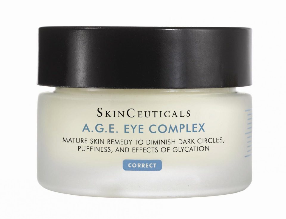  SkinCeuticals AGE Eye Complex is rich in antioxidants, which slow glycation