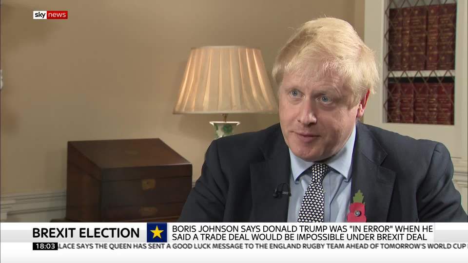  Boris rejected Farage's ultimatum and said that any votes for the Brexit Party would put Corbyn in No 10