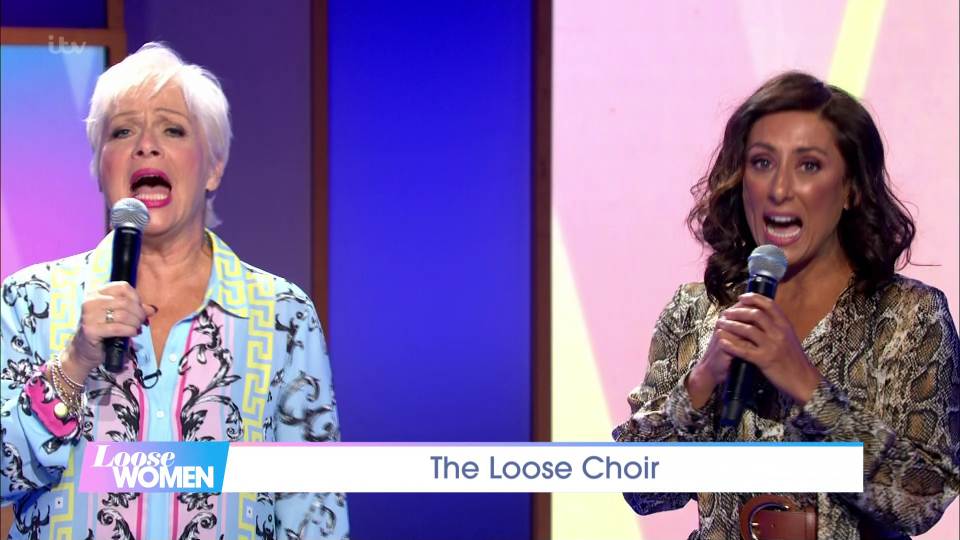  Denise and Saira were really going for it on the show today