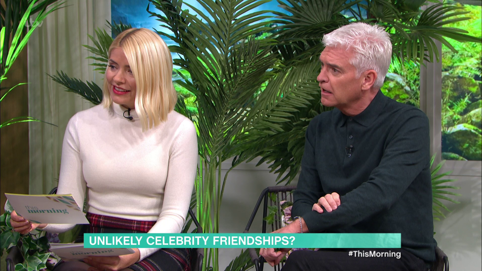 Holly and Phil discussed the famous jungle on This Morning