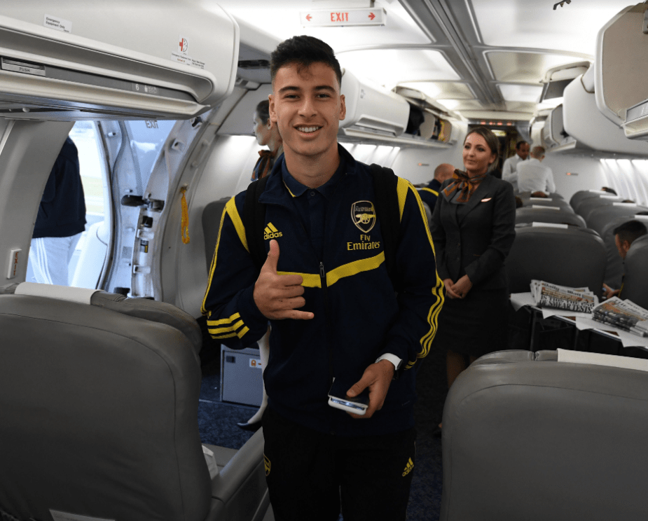  Anchorman Granit Xhaka flies out to Portugal with Arsenal