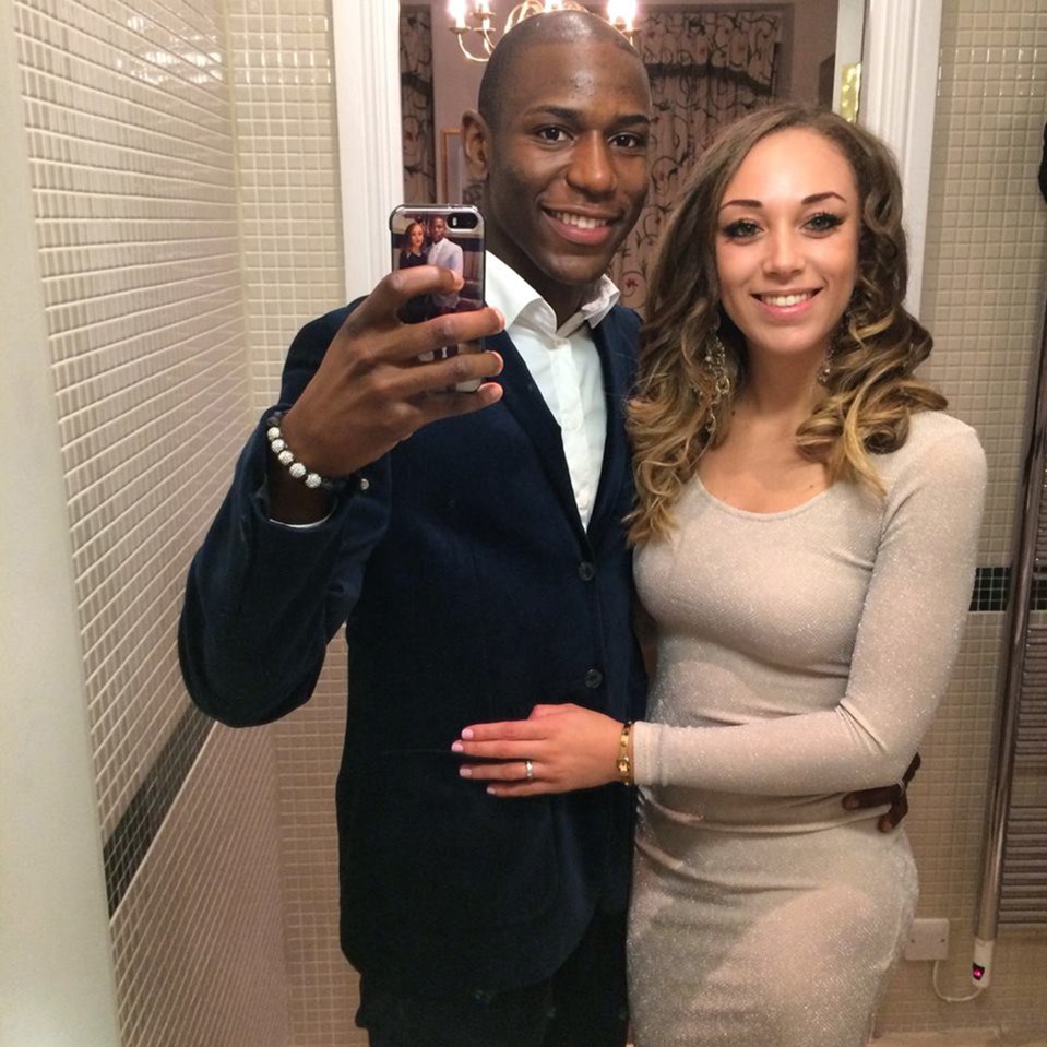 Benik Afobe and partner Lois Smith