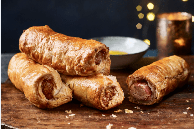  Asda has started selling pigs in blankets sausage rolls for the Christmas party season