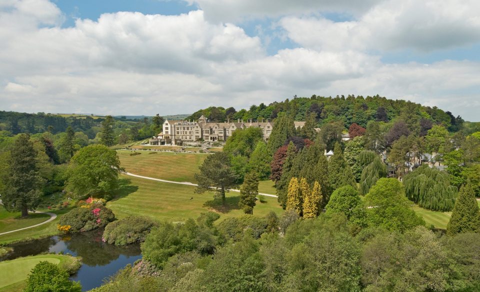  Marvel at the splendour of Bovey Castle with views over Dartmoor National Park