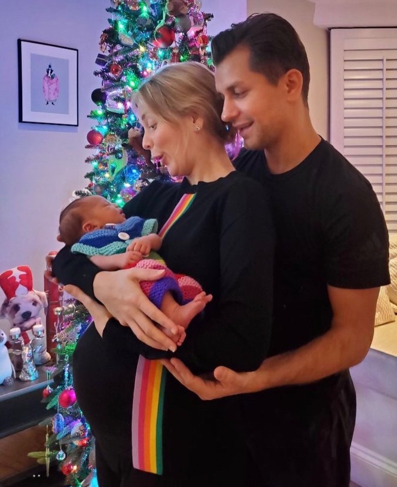  Rachel Riley has welcomed her first child with husband Pasha Kovalev just in time for Christmas