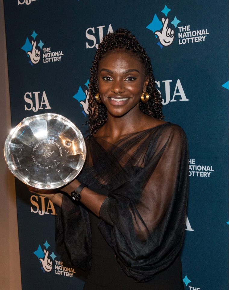  The Londoner won the SJA Sportswoman of the Year Award last month in recognition for her track exploits