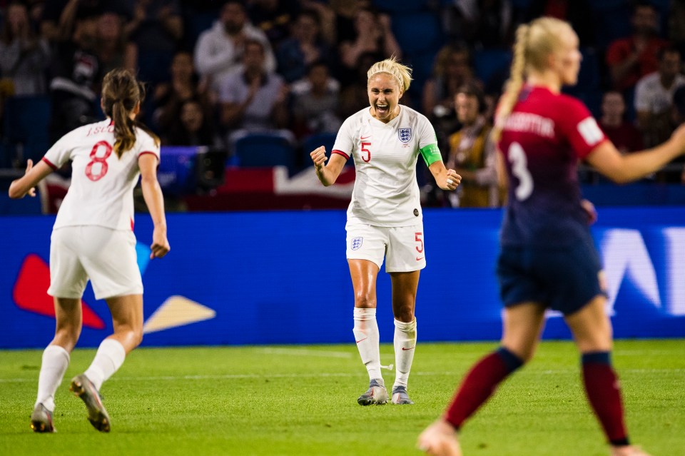  Lioness Steph Houghton led the national team into the World Cup semi-finals in France