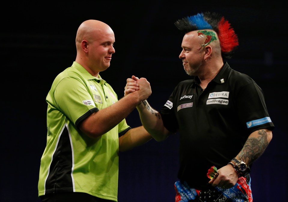 Van Gerwen and Wright have done battle on several occasions