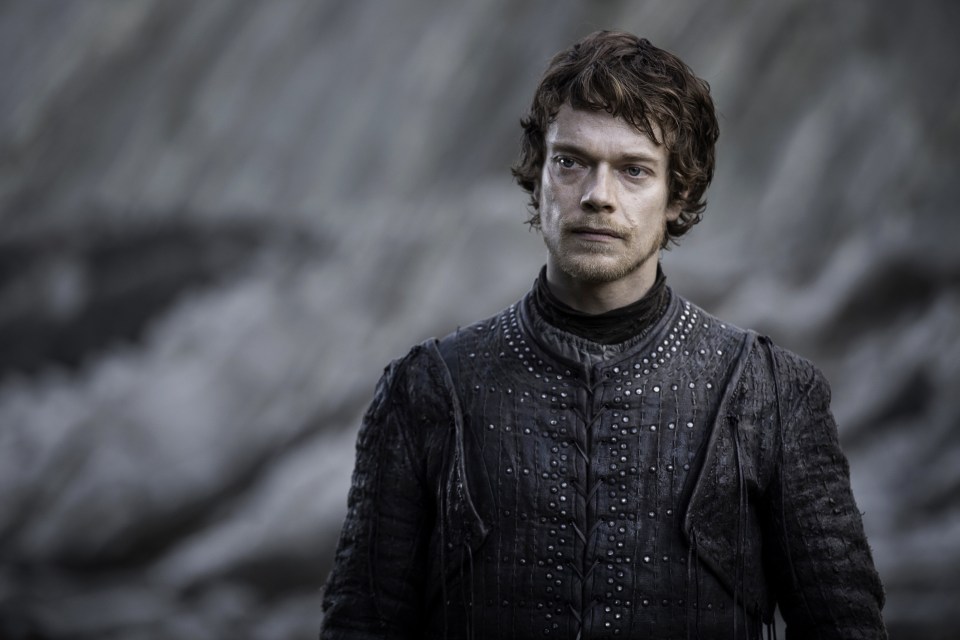 Alfie played Theon Greyjoy in the show