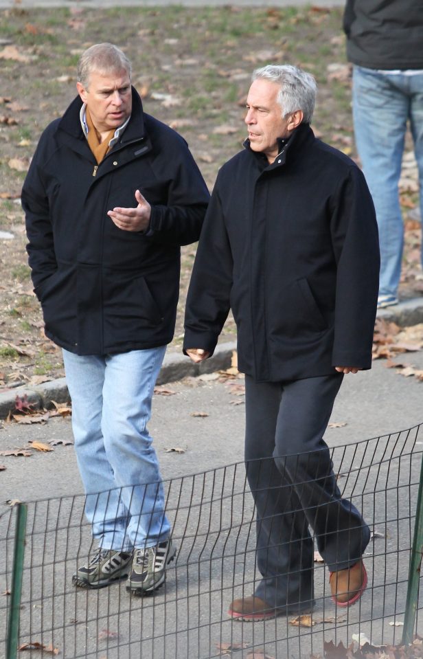  Prince Andrew photographed with Epstein in New York