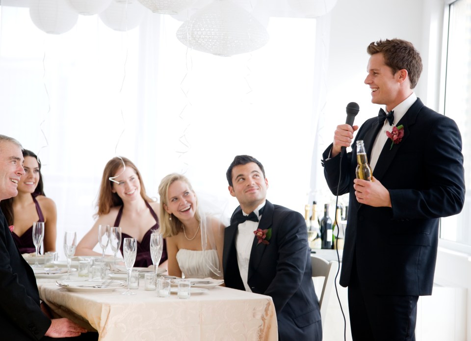  The groom took pleasure in exposing the bride's infidelity in his speech