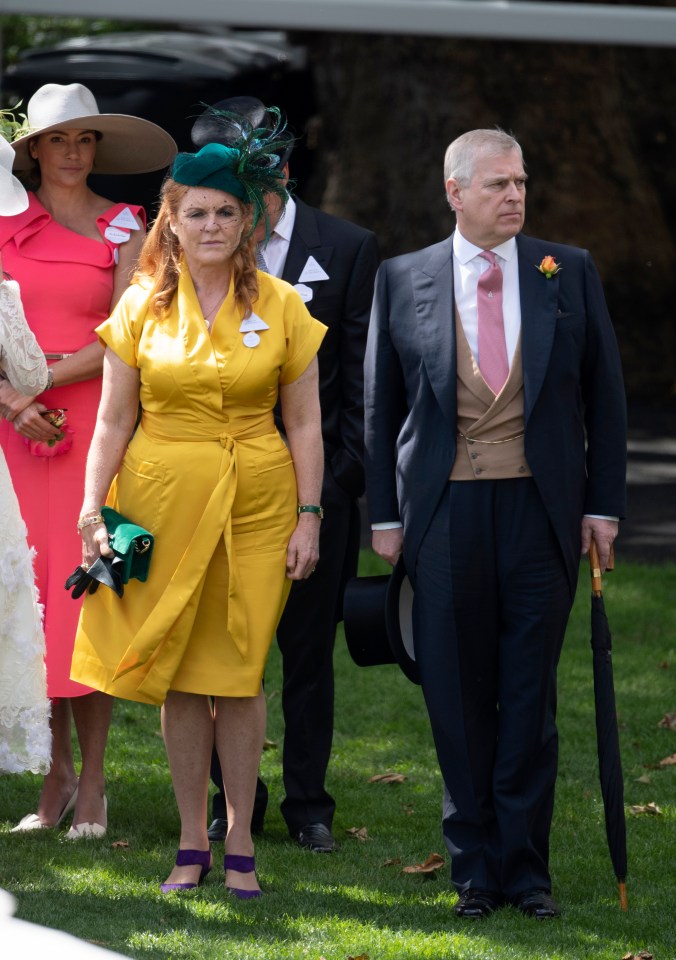  The Duke and Duchess of York pictured together at Royal Ascot