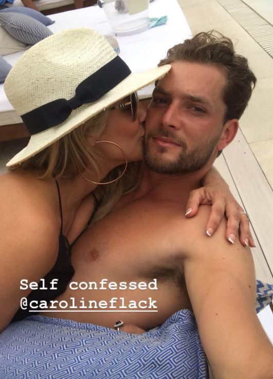  Caroline Flack - seen her with boyfriend Lewis Burton - was arrested after a domestic disturbance