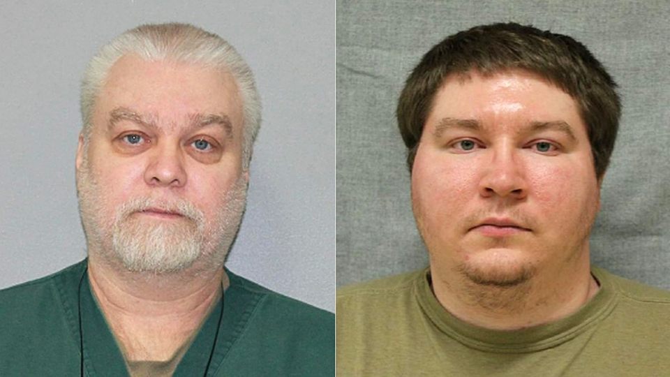 Stephen Avery (left) and his nephew Brendan Dassey (right)