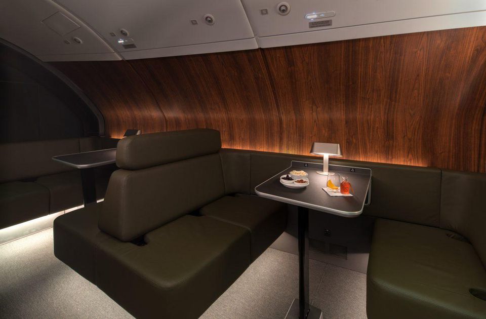 Qantas unveiled their "speakeasy" bar on board earlier this year