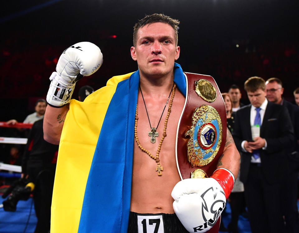 The WBO instantly announced Joshua will be mandated to face Oleksandr Usyk next