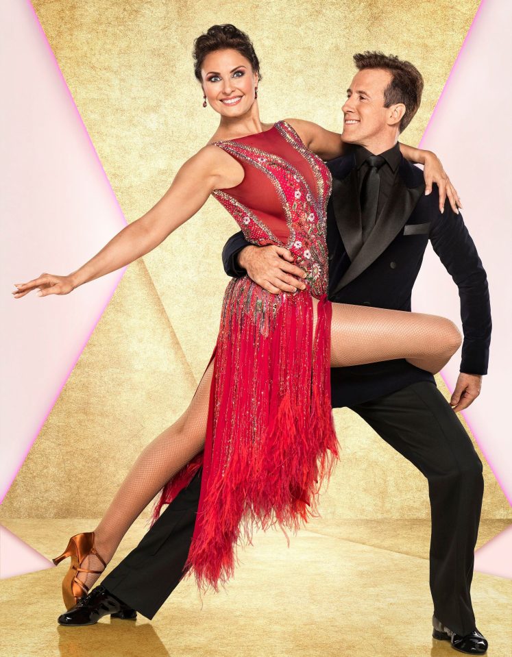  Anton Du Beke and EastEnders star Emma Barton, 42, compete for the Glitter Ball on Saturday's final