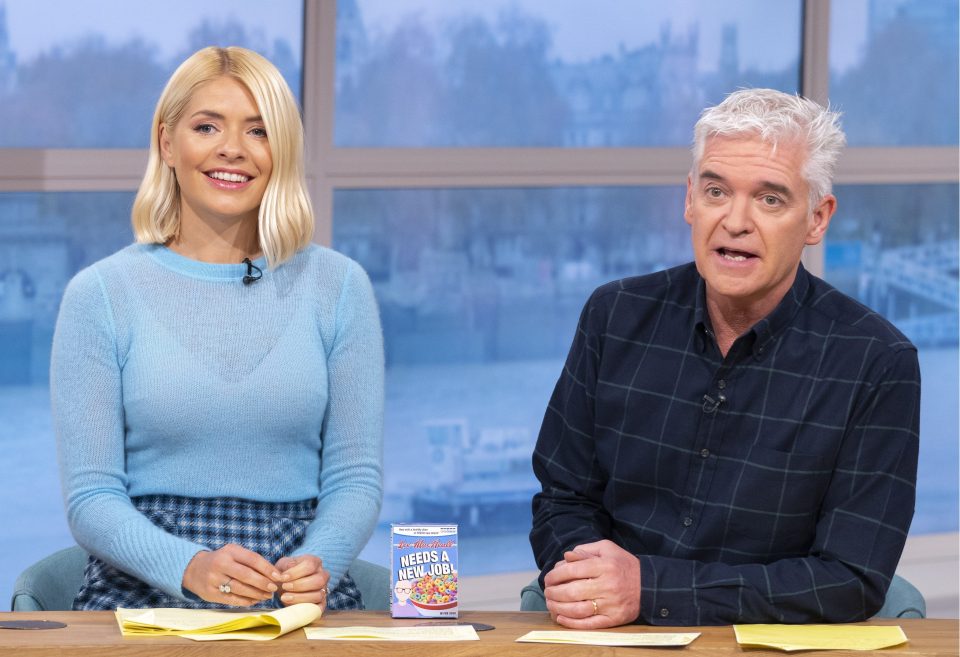  Phillip Schofield said he was happy Holly was able to step in