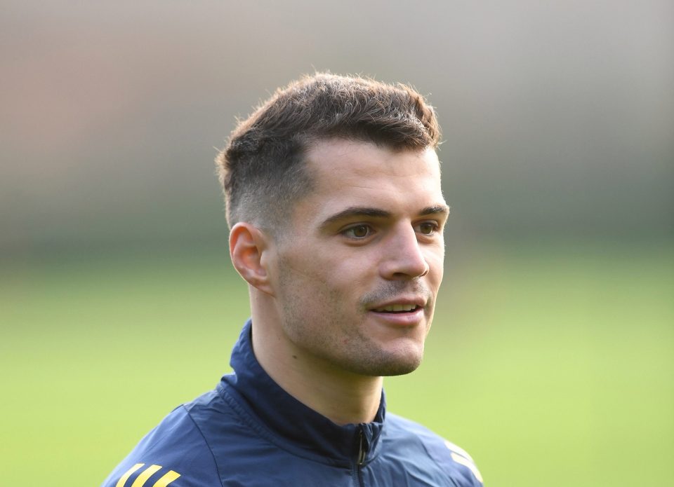  Granit Xhaka has endured a turbulent spell at Arsenal