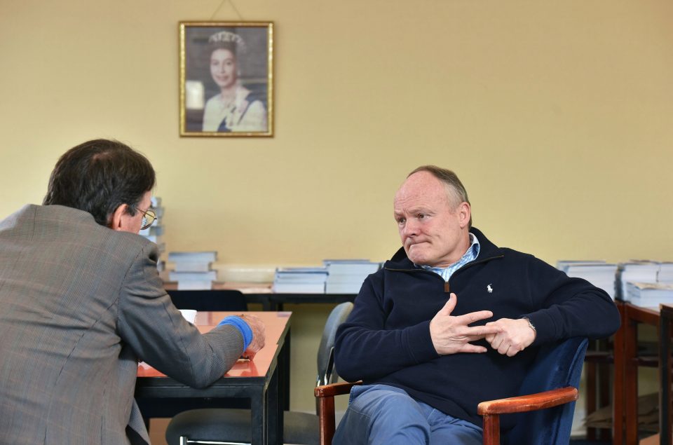  Royston at his party constituency office in Bitterne, Southampton