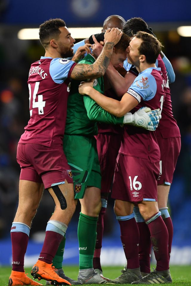  David Martin broke down in tears after West Ham secured a brilliant win at Chelsea