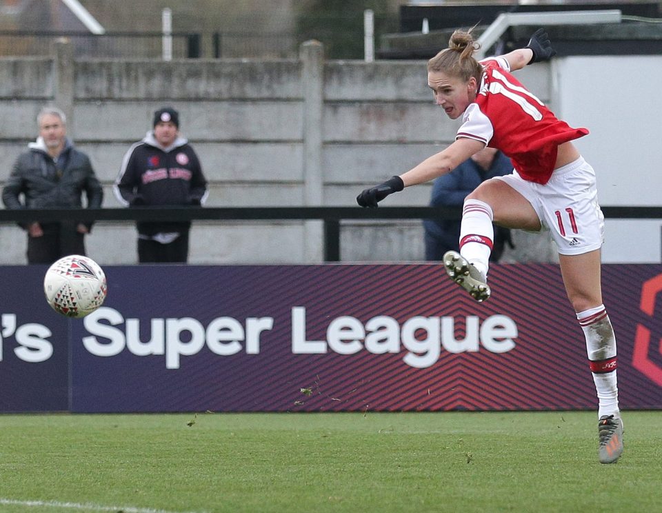 Vivianne Miedema was a class apart as she helped Arsenal thrash Bristol City