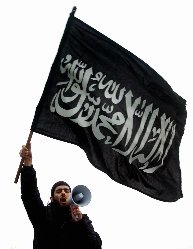  Usman Khan waves an al-Qaeda flag while spreading hate in Stoke in 2010