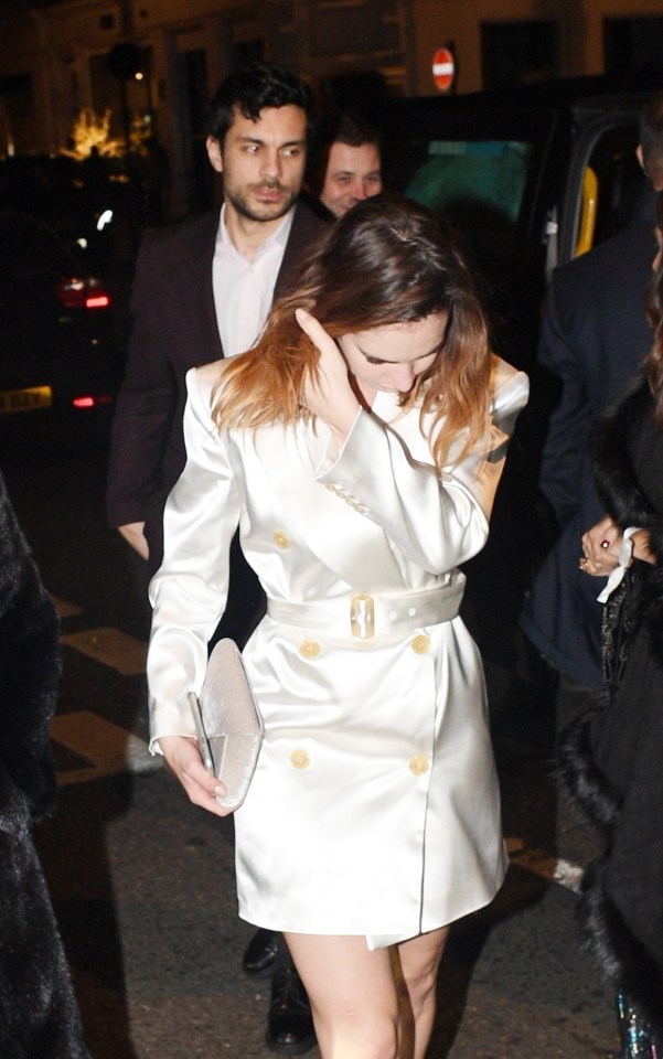  Lily James was spotted with Max Ianeselli last night