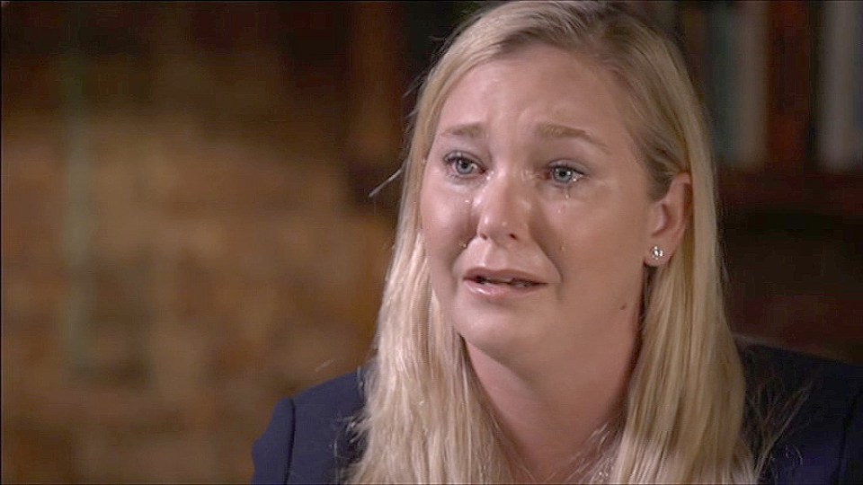  Virginia Roberts breaks down in tears talking to BBC Panorama